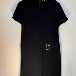 Burberry Black Midi Dress